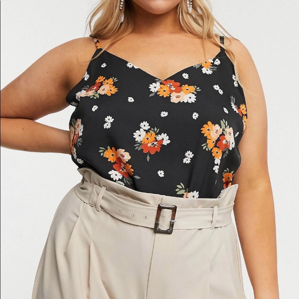 ASOS CURVE floral tank